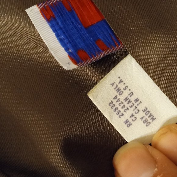 Circle S Men's Dark Charcoal Gray and Suede suit - Picture 6 of 6